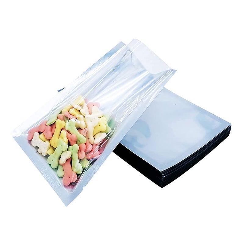 PABCK 2000 Pack 2x2.8 inch (1.6x2.4 inch Inside Size) Clear Front Mylar Heat Seal Pouch Foil Bulk Food Storage Kitchen Packaging Vacuum Wrapping - Image 4